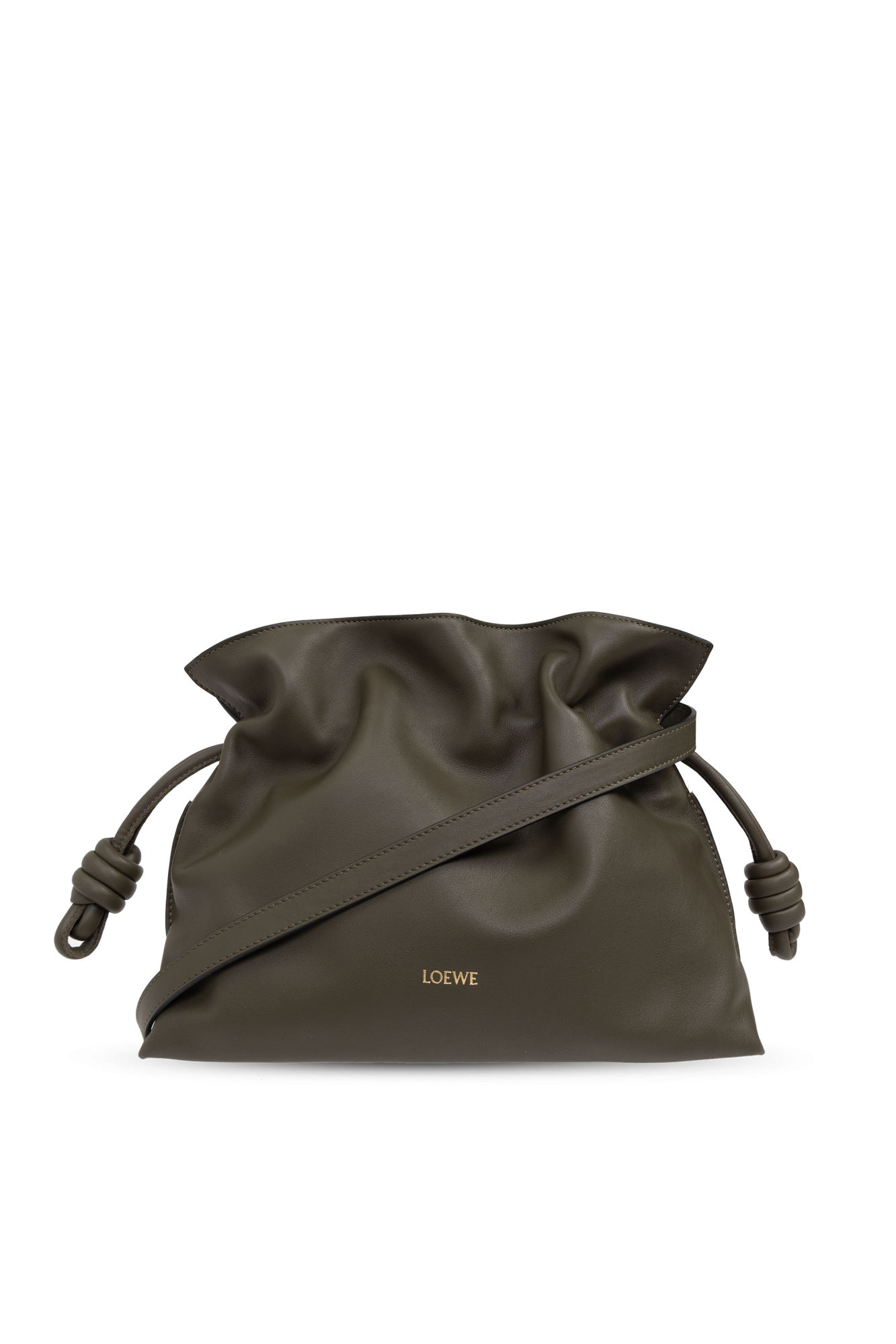 ショルダーバッグ・ポシェット Loewe Khaki Nappa Leather Large Flamenco Shoulder Bag Green 'Flamenco' Shoulder Bag Loewe - Vitkac AS